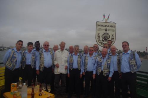 Gruppenbild auf der Molenspitze