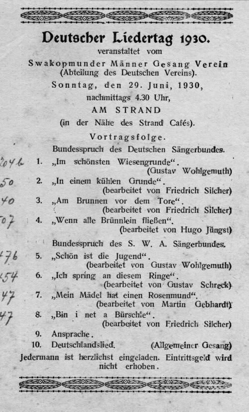 liedertag 1930.geaendert